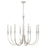 Capital Lighting Laurent Chandelier in Polished Nickel