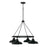 Capital Lighting Jones 4 Light Chandelier in Matte Black