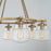 Capital Lighting Dillon 6 Light Chandelier, Clear