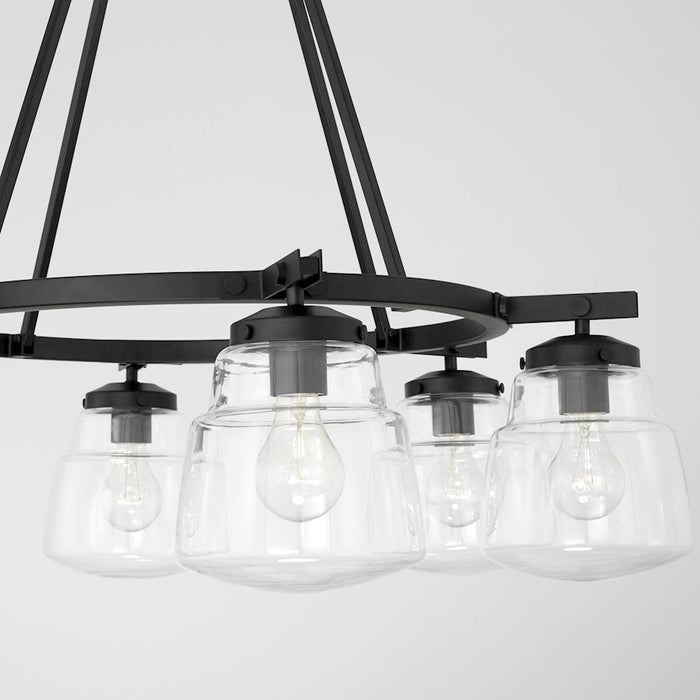 Capital Lighting Dillon 6 Light Chandelier, Clear