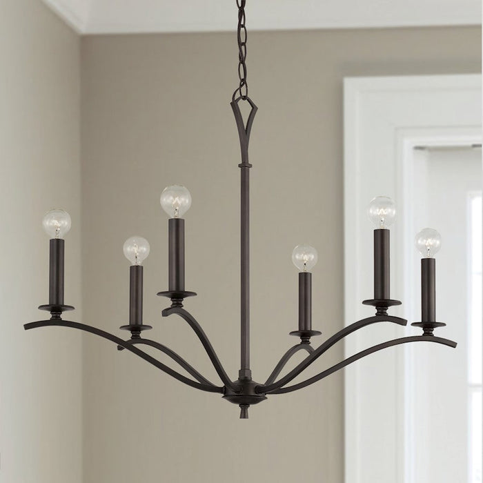 Capital Lighting Jaymes Chandelier in Old Bronze