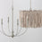 Capital Lighting Penelope 6 Light Chandelier in Painted Grey