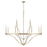 Capital Lighting Isabella 12 Light Chandelier in Winter Gold - 443101WG