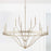 Capital Lighting Isabella 12 Light Chandelier in Winter Gold