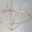 Capital Lighting Isabella 12 Light Chandelier in Winter Gold