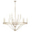 Capital Lighting Isabella 12 Light Chandelier in Winter Gold