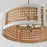 Capital Lighting Lola 6 Light Chandelier, Flat White/Matte Brass