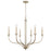 Capital Lighting Breigh 6 Light Chandelier, Brushed Champagne - 444861BS