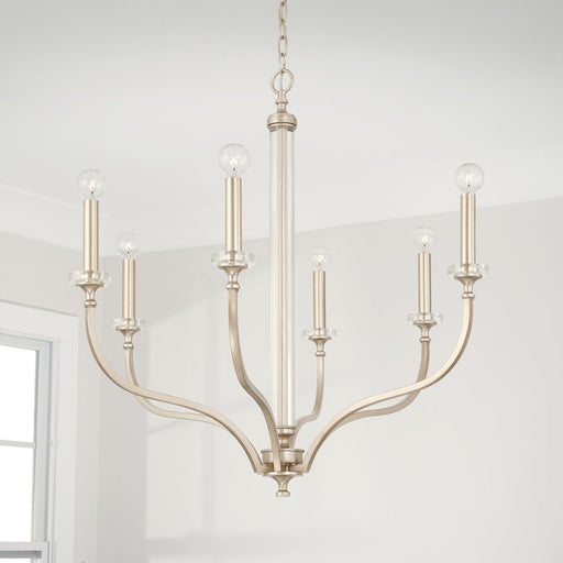 Capital Lighting Breigh Chandelier, Brushed Champagne