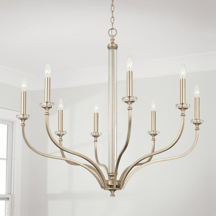 Capital Lighting Breigh Chandelier, Brushed Champagne