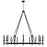 Capital Lighting Ogden 16 Light Chandelier, Brushed Black Iron - 445202IH