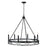 Capital Lighting Avery 6 Light Chandelier, Matte Black