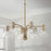 Capital Lighting Greer 6 Light Chandelier, Clear