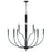 Capital Lighting Holden 10 Light Chandelier, Matte Black - 445901MB