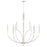 Capital Lighting Holden 10 Light Chandelier, Polished Nickel - 445901PN