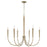 Capital Lighting Holden 6 Light Chandelier, Aged Brass - 445961AD