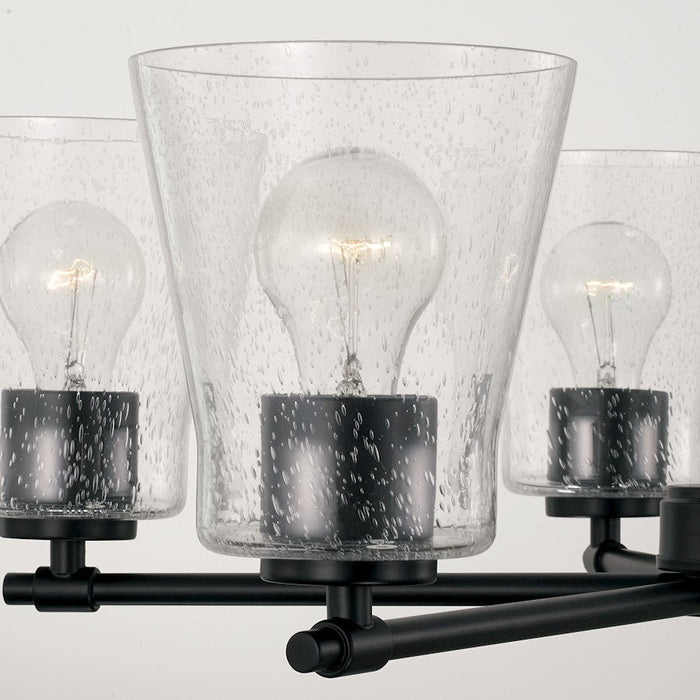 Capital Lighting Baker 5 Light Chandelier, Clear Seeded