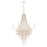 Capital Lighting Carissa 6 Light Chandelier, White - 447761OW