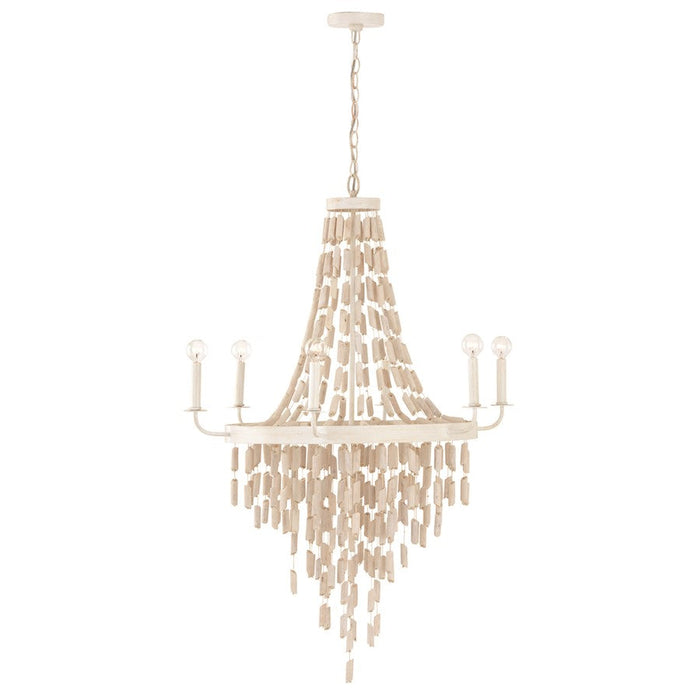 Capital Lighting Carissa Chandelier, White