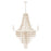 Capital Lighting Carissa 8 Light Chandelier, White - 447782OW