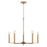 HomePlace Lighting Portman 5 Light Chandelier, Brass - 448651AD