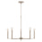 HomePlace Lighting Portman 5 Light Chandelier, Brushed Nickel - 448651BN