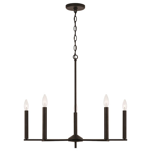 HomePlace Lighting Portman 5 Light Chandelier, Black - 448651MB