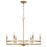 HomePlace Lighting Fuller 6 Light Chandelier, Brass - 448761AD