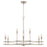 HomePlace Lighting Fuller 9 Light Chandelier, Brushed Nickel - 448791BN