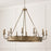 Capital Lighting Nole Chandelier, Gold