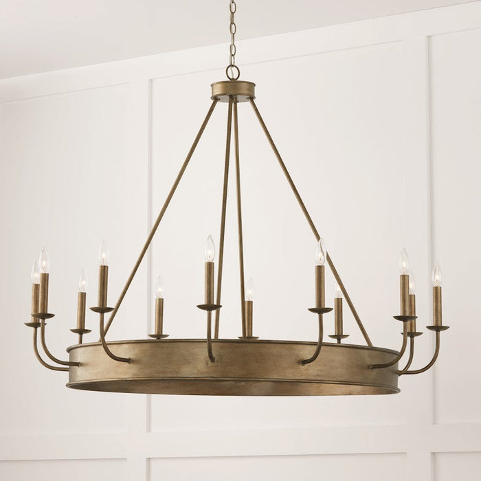 Capital Lighting Nole Chandelier, Gold