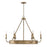 Capital Lighting Nole 6 Light Chandelier, Gold - 449261ML