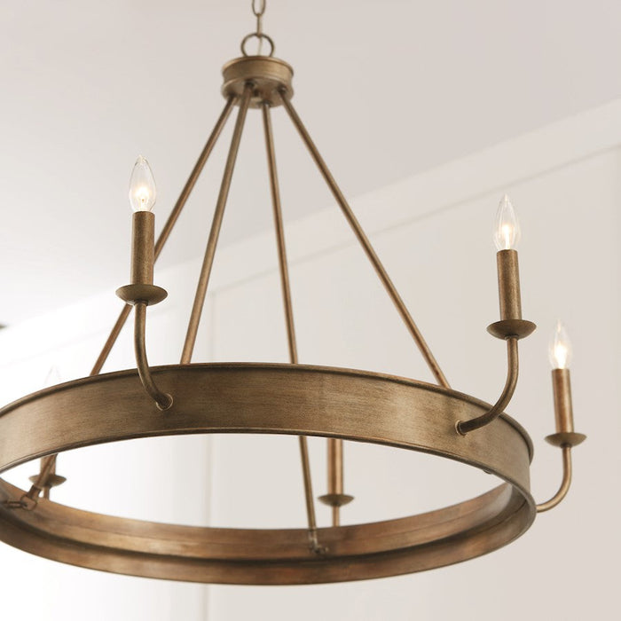 Capital Lighting Nole Chandelier, Gold