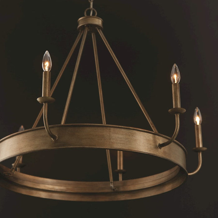 Capital Lighting Nole Chandelier, Gold