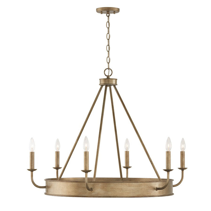 Capital Lighting Nole Chandelier, Gold