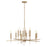 Capital Lighting Elora Chandelier, Brass