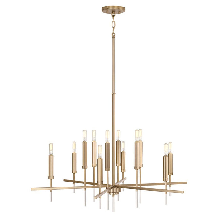 Capital Lighting Elora Chandelier, Brass