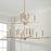 Capital Lighting Elora Chandelier, Brass