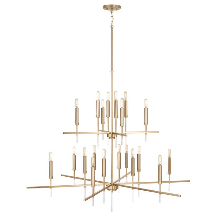 Capital Lighting Elora Chandelier, Brass