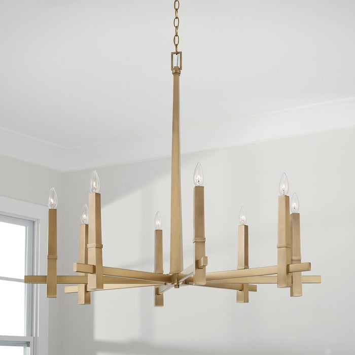 Capital Lighting Blake Chandelier, Brass