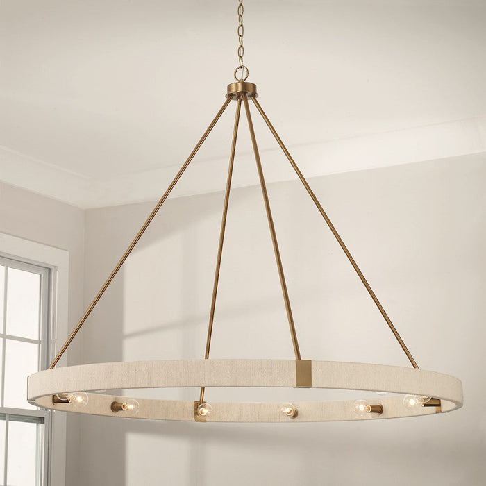 Capital Lighting Delaney Chandelier, Brass