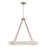 Capital Lighting Delaney 4 Light Chandelier, Brass - 449841MA