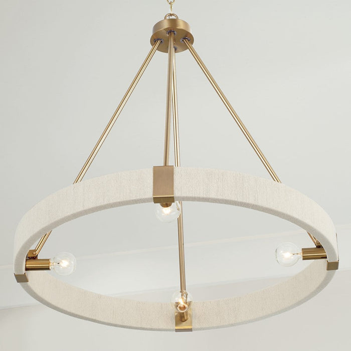 Capital Lighting Delaney Chandelier, Brass