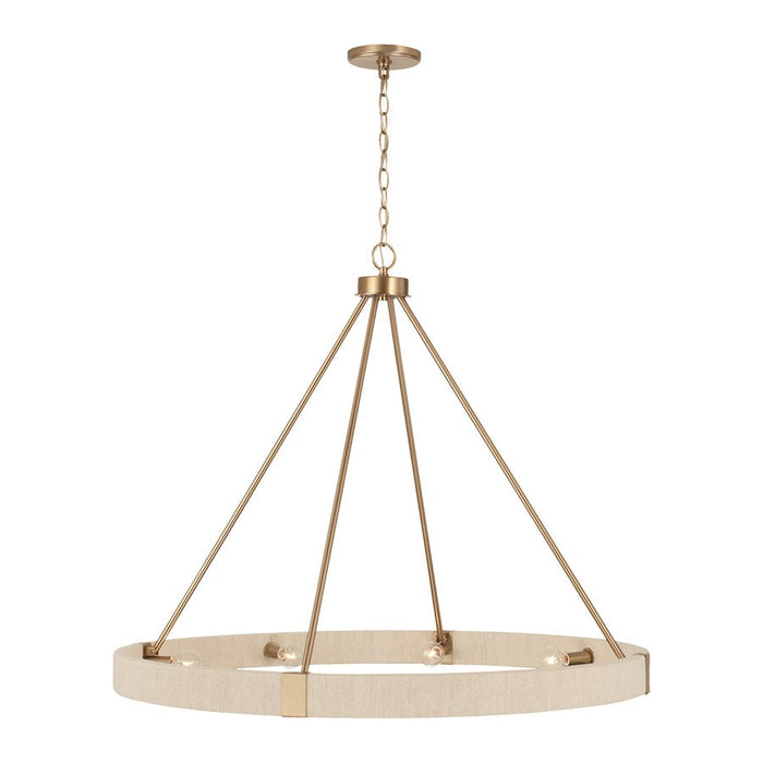 Capital Lighting Delaney Chandelier, Brass