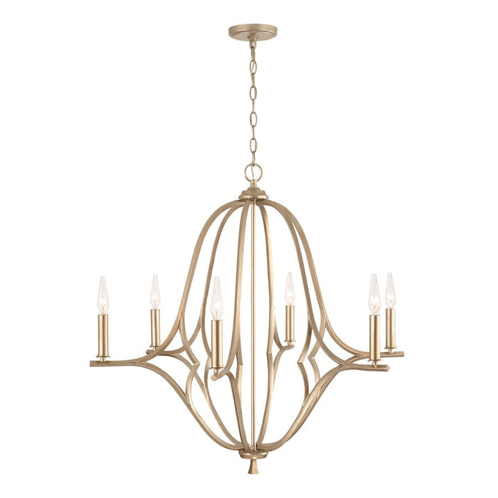 Capital Lighting Claire Chandelier, Gold