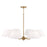 Capital Lighting Welsley Chandelier, Brass/White