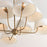 Capital Lighting Welsley Chandelier, Brass/White