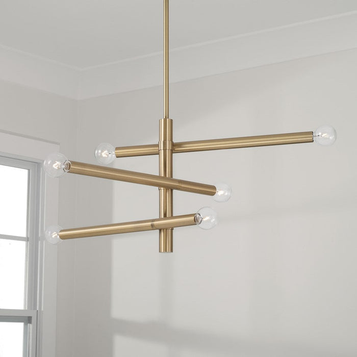 Capital Lighting Zane 6 Light Chandelier