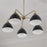 Homeplace Lighting Ross 5 Chandelier, Brass