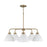 Homeplace Lighting Ross 5 Chandelier, Brass